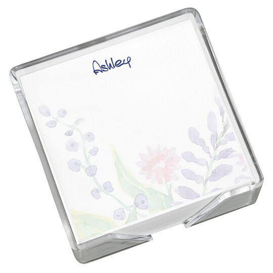 Tranquil Dreams Memo Square with Holder